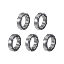 5pcs 6804-2RS 20x32x7mm Deep Groove Ball Bearings Double Sealed Chrome Steel P6