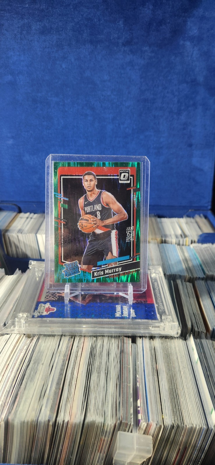 2023-24 Panini Donruss Optic - Rated Rookie Kris Murray #213 Green Hyper Prizm