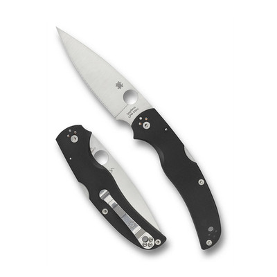 Spyderco Native Chief G-10 Handle CPM S30V Lockback Black Silver Pocketknife