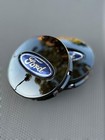 SET OF 4 FORD Black/Blue Wheel Center Caps, HUB CAPS, 65mm, 6M211003AA