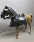 VINTAGE LOUIS MARX ARMOURED HORSE FROM THE NOBLE KNIGHT SERIES