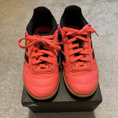 Adidas Super Sala 2 Fußballschuhe rot/orange schwarz Kinder UK 13