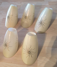DDR Lampenschirm Glas 5 Stück Deckenlampe