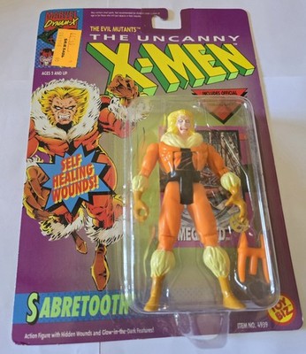 1993 Toy Biz The Uncanny X-Men ''Sabretooth'' Action Figure Factory Sealed