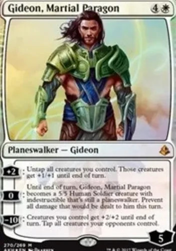 MtG Amonkhet Planeswalker Deck (Gideon Martial Paragon) Deck only, no outer pack
