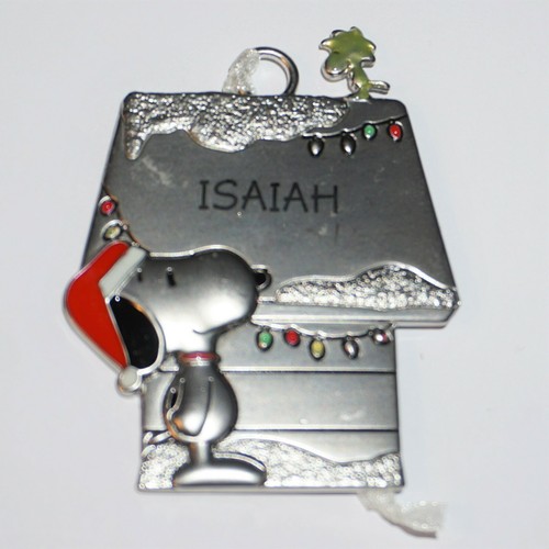 Snoopy Hallmark Charmers Metal Ornament Woodstock Peanuts Doghouse Pick Name JB - Picture 26 of 69