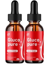  2 Pack Gluco Pure Drops Healthy Blood Support Formula   GlucoPure Dietary