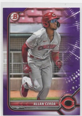2022 Bowman Draft Purple Allan Cerda 25/250.