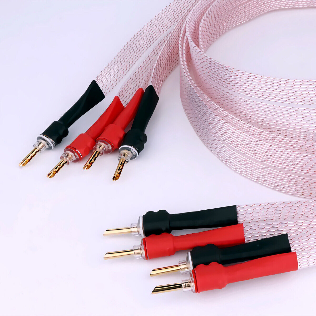 1 Pair HIFI Silver Plated Speaker Cables 7N OCC wire - 3M Photo #5489640 - Canuck Audio Mart