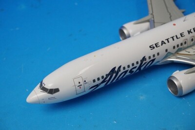 1:200 B737 MAX 9 Alaska SEATTLE KRAKEN N915AK G2ASA1219 Gemini