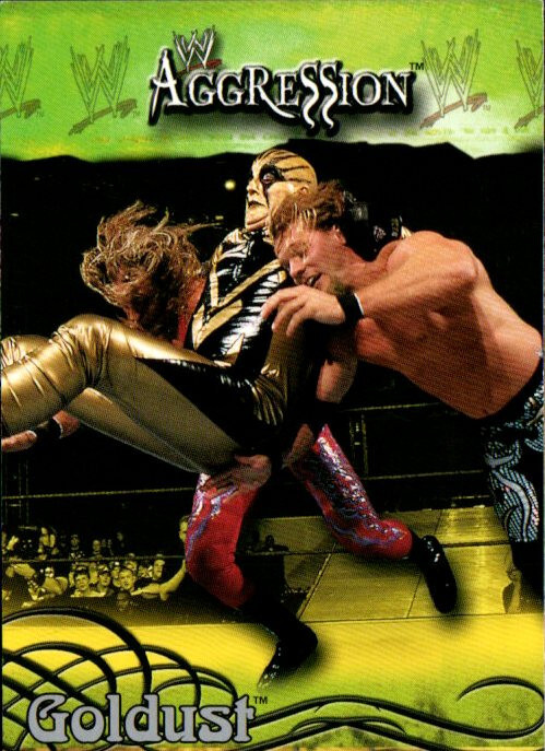 2003 Fleer WWE Aggression Wrestling Card #12 Goldust