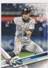 ICHIRO SUZUKI Topps Holiday SNOWFLAKE VARIATION Baseball Card M's JAPAN HOFer!
