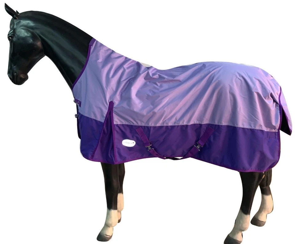EQUITACK YOUR PASSION IS OUR MISSION Outdoor Winterdecke Turnout Wasserdicht 600D Regendecke MitFleece Line 115-165cm