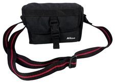Nikon 2-Compartment plus Bungee Holders Camera Electronics Case with Strap