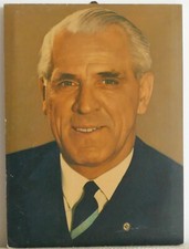 Willy Stoph Politb&uuml;ro Ministerrat ZK der SED DDR 1970er Bild 38,4 x 49