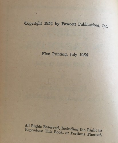 Jezebel In Crinoline A Novel by Homer Hatten - 1954 Gold Medal Paperback - Picture 6 of 6