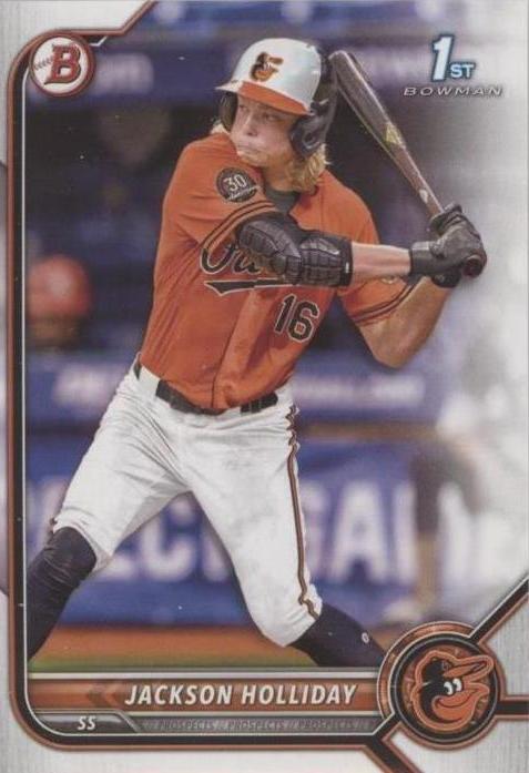 2022 Bowman Draft - Jackson Holliday #BD-168 - 1 of 1