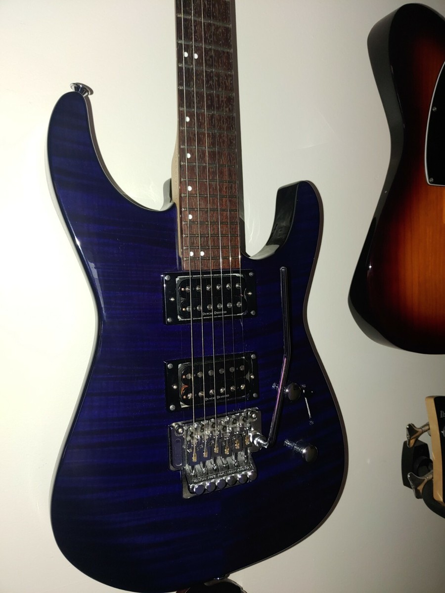 Jackson guitar Dinky Reverse Headstock deep Blue | eBay