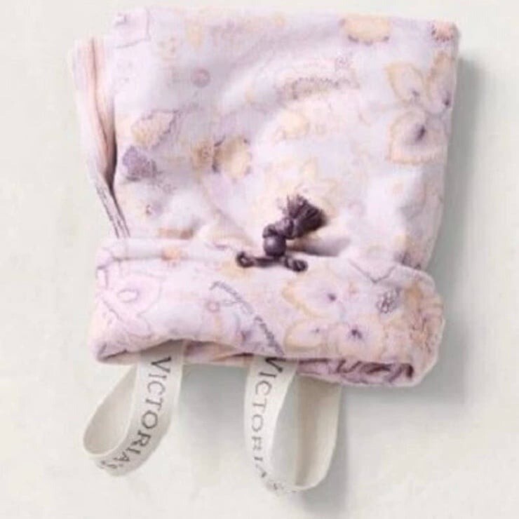 Victoria\'s Secret 2 In 1 Packable Beach Towel Backpack Pink Floral Travel Pool VICTORIA SECRET 2in1 TOWEL BACKPACK CONVERTIBLE STYLE FLORAL  main image 3