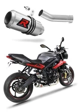 Street Triple 675 R/S/RS Exhaust GP Dominator Racing silencer muffler 2013-2016