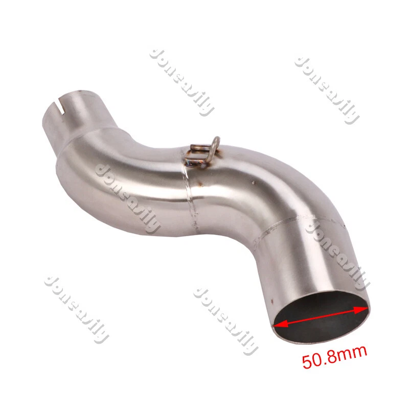 Sistema de tubo de conexão média para Honda CTX700 tubo de escape motocicleta deslizamento 51mm - Imagem 4 de 4