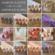 Domestic & Exotic Turning Blanks 1pc/2pc/4pc/6pc Packs