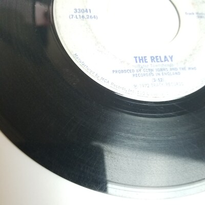 The Who The Relay / Wasp Man - 45 RPM Vinyl Record 7” Track