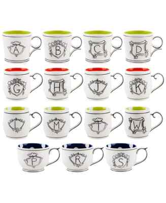 Home Essentials Molly Hatch Monogram Mugs Collection Letter M