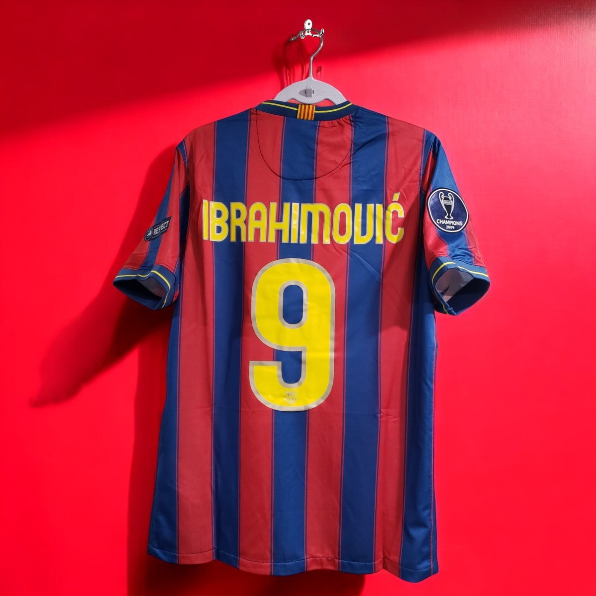 Barcelona Home 2009 - Football Soccer - Red & Blue - XL | eBay
