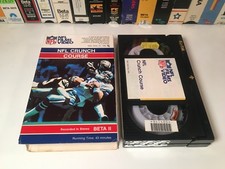  NFL Crunch Course Betamax NOT VHS 1985 Football Documentary NFL Films Beta