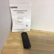 Remote Control For Konwin GD9315BC1-BJ1 FP202-Q Electric Fireplace Stove Heater