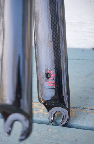 Carbon BMX Fork 20 Inch Bike Freestyle Racing 1" GT Dyno Mongoose Redline Answer - Picture 3 of 10