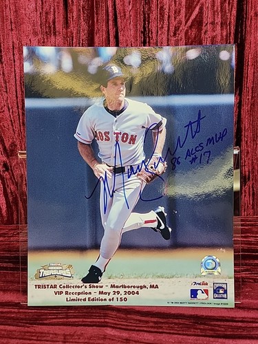 8X autograph auto signed 8x10 photo BOSTON REDSOX W/ COA MULTIPLE MLB PLAYERS - Picture 4 of 22