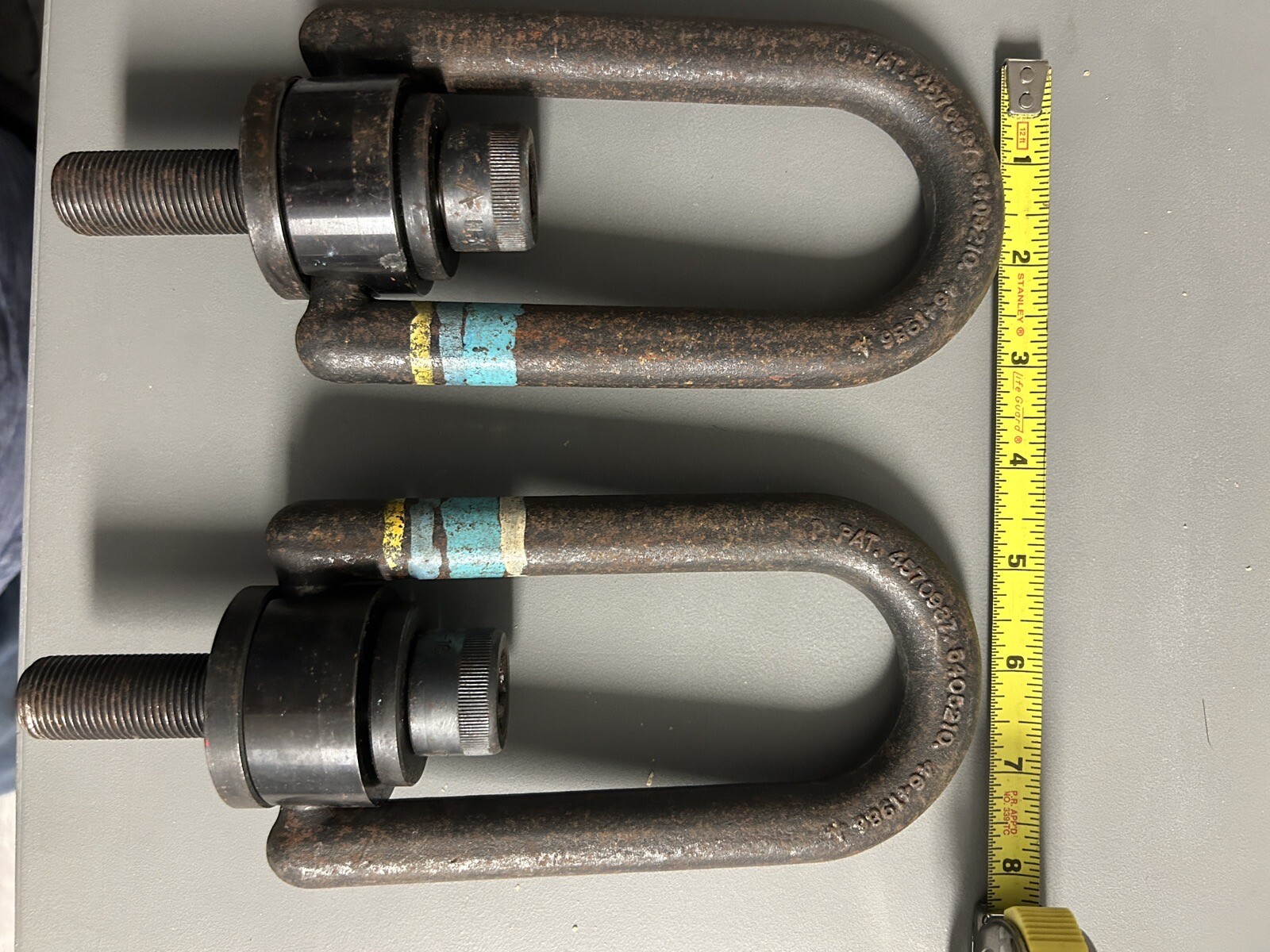 2 ADB Heavy Duty Swivel/Pivot Lift Rings Load Rating 24,000 lbs eBay