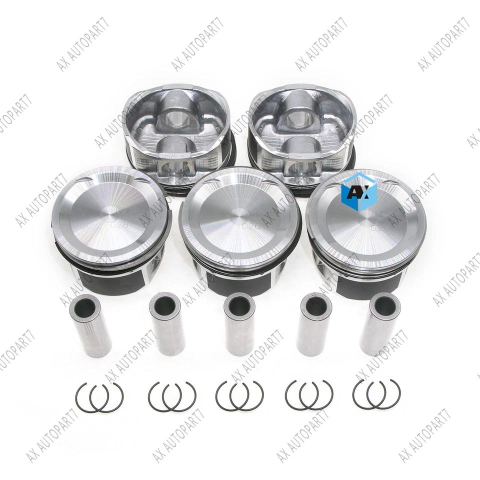 Juego de 5 anillos de pistón STD para Volvo S40 S60 S80 C30 C70 XC90 2.5T T5 L5 B5254T Foto 3 de 4