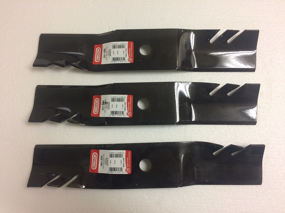 Set/3 Gator blades fits John Deere LX178 and LX188 w/ 44" Piranha mower