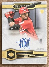 Jose Garcia 2021 Topps Five Star Rookie Autograph #FSA-JG Cincinnati Reds RC MLB