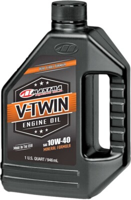 MAXIMA  10W-40 Harley-Davidson V-Twin Mineral 4T 4-Stroke Engine Oil 