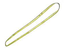 1" x 6' 1-Ply Yellow Polyester Endless Sling | 3200 lbs WLL | Heavy Duty Lifting