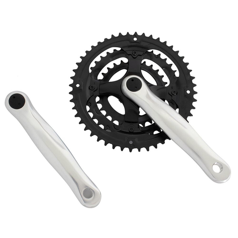 NEW! PRO+ 170MM LONG GENUINE ALLOY CRANKSET 48/38/28T IN BLA