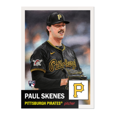 Graded 10 PAUL SKENES #768 RC Pittsburgh Pirates 2024 Topps Living 