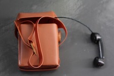 Vintage Action Man Command Post brown case field telephone radio #11