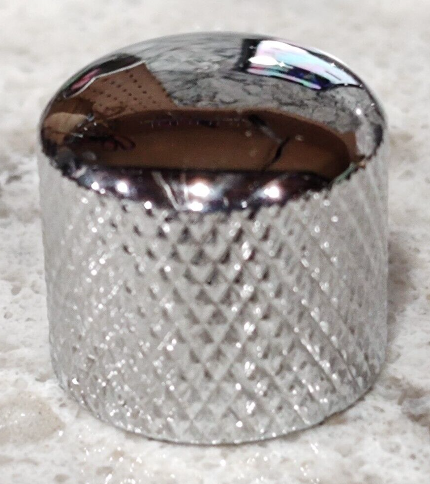IBANEZ SR300 DX BASS GUITAR KNOB - CHROME DOME - SMALL SIZE PUSH