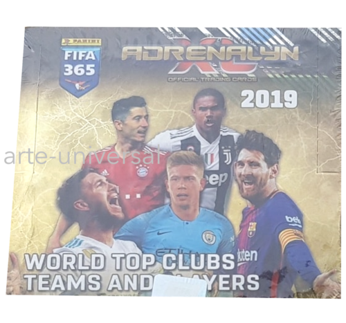 BOX Display (24 booster Packs 144 cards) Adrenalyn XL FIFA 365 2019 PANINI ππ₯ - Picture 2 of 5