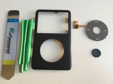 Front Housing Cover  Clickwheel  Button iPod Classic 6/7th 80/120/160GB BLACK