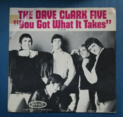 Dave Clark Five (5)-You Got What It Takes-Epic 5-10144 Picture Sleeve, No Record