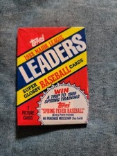 Sealed New Old 1988 Baseball 7 Card Lot Topps Major League Leaders Super Glossy