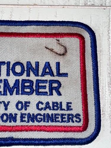Vintage patch SCTE Society of Cable Television Engineers National Member - Picture 3 of 5