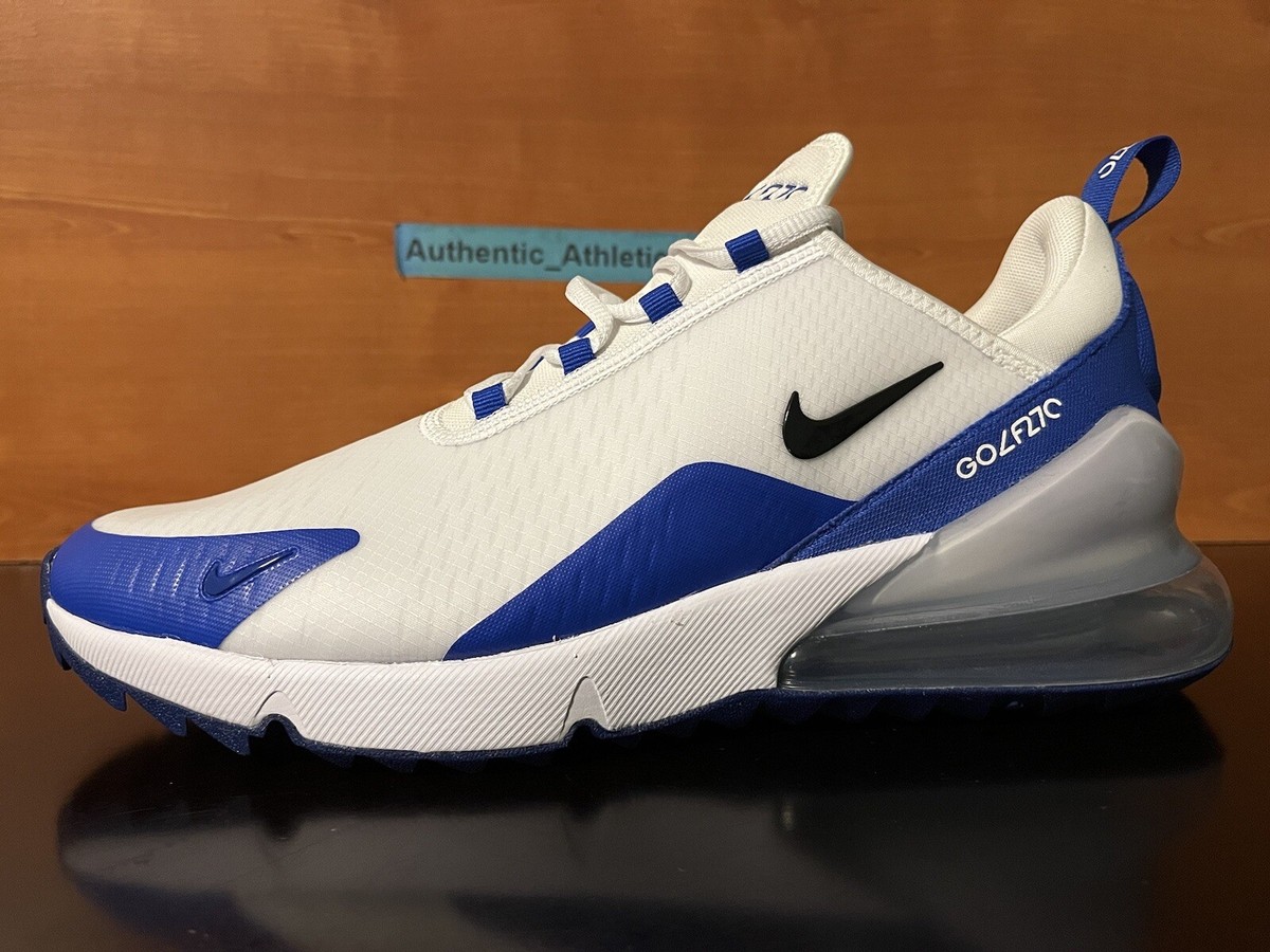 Men’s Size 11.5 Nike Air Max 270 G Golf Shoes White Blue CK6483-106 - READ Nike Golf 270 CK6483-106 9.5 (42.5) New | Mercari main image 4