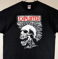 Vintage The Exploited XL T-Shirt Pushead Skull Graphic 90s Punk Made In USA NWOT
